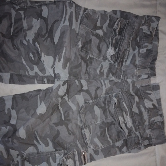 Denim camouflage men shorts - Picture 6 of 7
